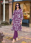 Alexa Vol 4 By Zoori Rayon Printed Kurti With Bottom Wholesale Suppliers In Mumbai